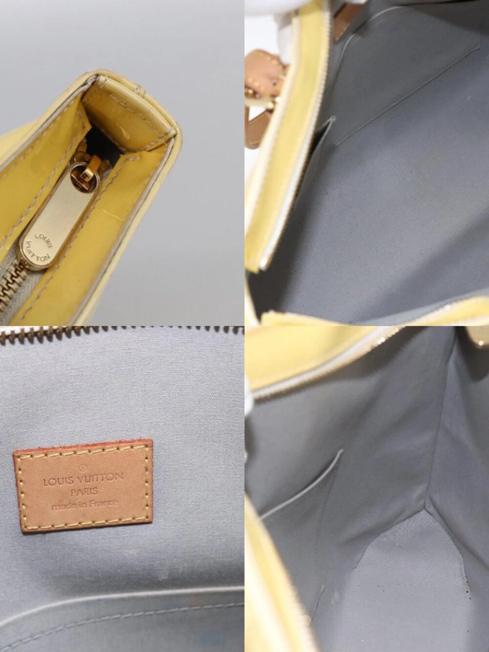 LOUIS VUITTON Monogram Vernis Brentwood Shoulder Bag Perle M91512 LV Auth ka2652 - Picture 15 of 15